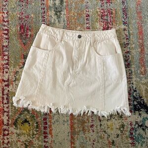 Free People Bailey Denim Skirt
